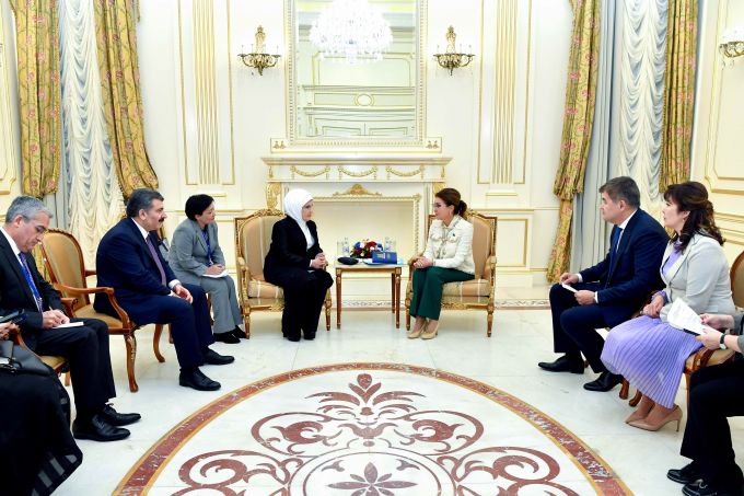 Дарига Назарбаева встретилась с первой леди Турецкой Республики Эмине Эрдоган